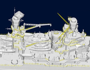 Trumpeter 03701 USS Arizona BB-39 1/200 – immagine 5
