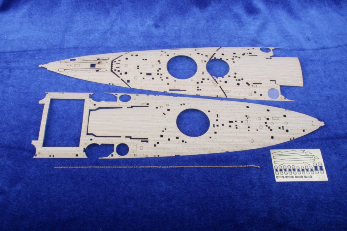 MK1 Design MD-35018 Pont en bois King George V 1/350