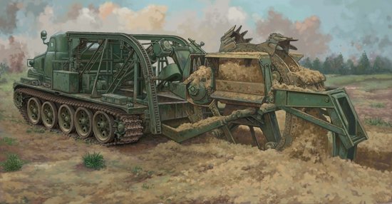 Trumpeter 09502 BTM-3 Véhicule de creusement de tranchées à grande vitesse 1/35