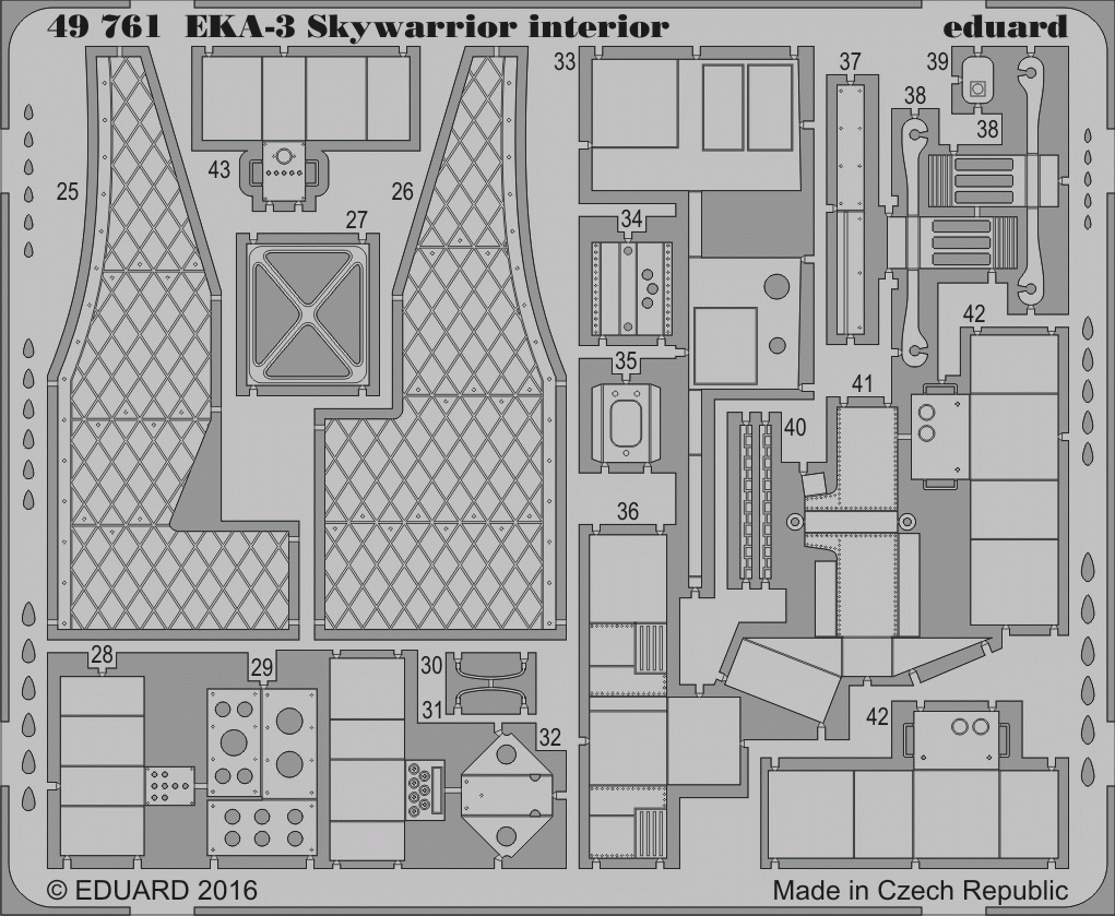 Intérieur Eduard 49761 EKA-3 Skywarrior TRUMPETER 1/48 – Bild 2