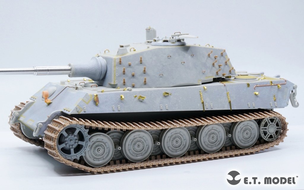ET Model P35-069 Chenille fonctionnelle simple KingTiger allemand de la Seconde Guerre mondiale (18 dents, version tardive) (Impression 3D) 1/35 – Bild 7