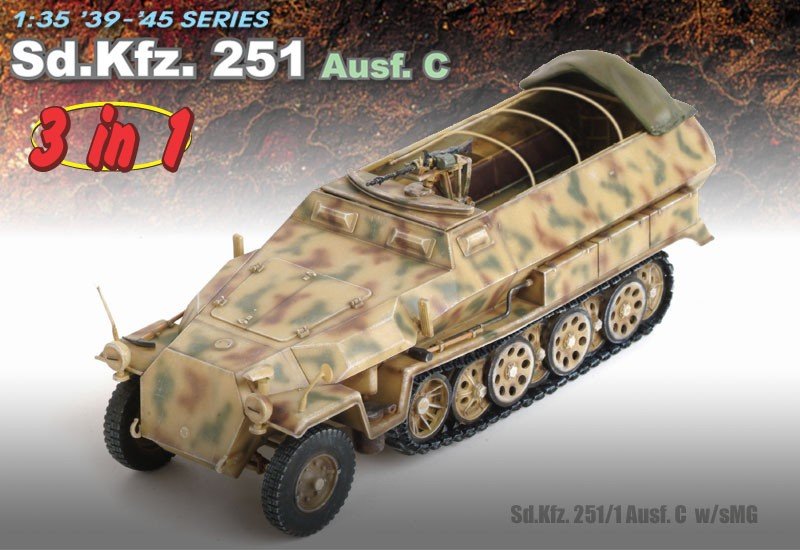 Dragon 6224 Sd.Kfz.251/10 ausf. C 3 en 1 (1/35) – image 3