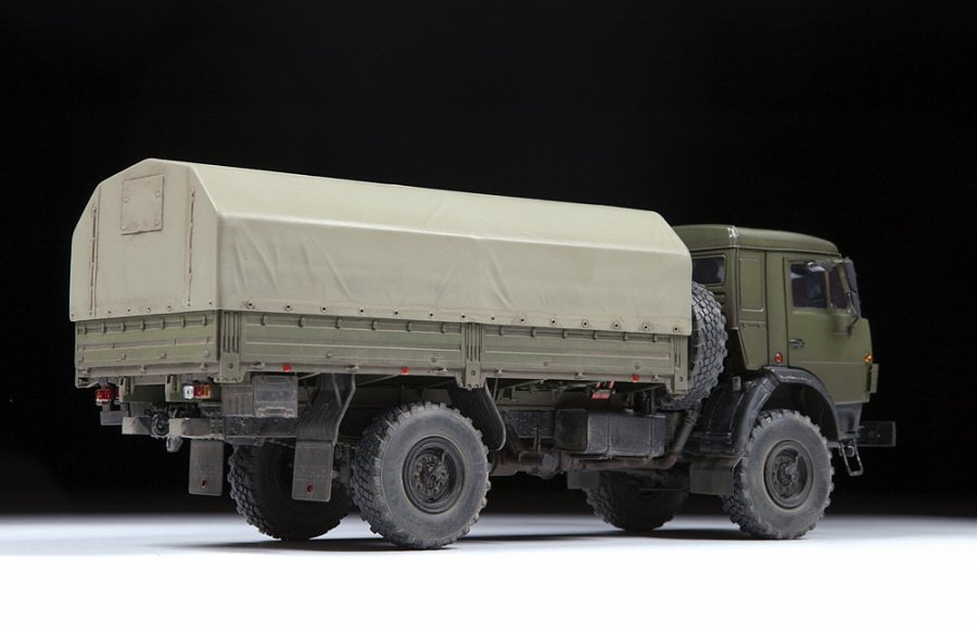 Camion militaire Zvezda 3692 KAMAZ K-4350 1/35 – immagine 5