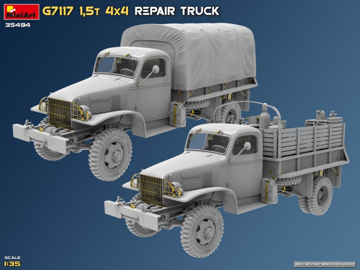 MiniArt 35494 G7117 Camion de réparation 4x4 1,5T 1/35 – imagen 39