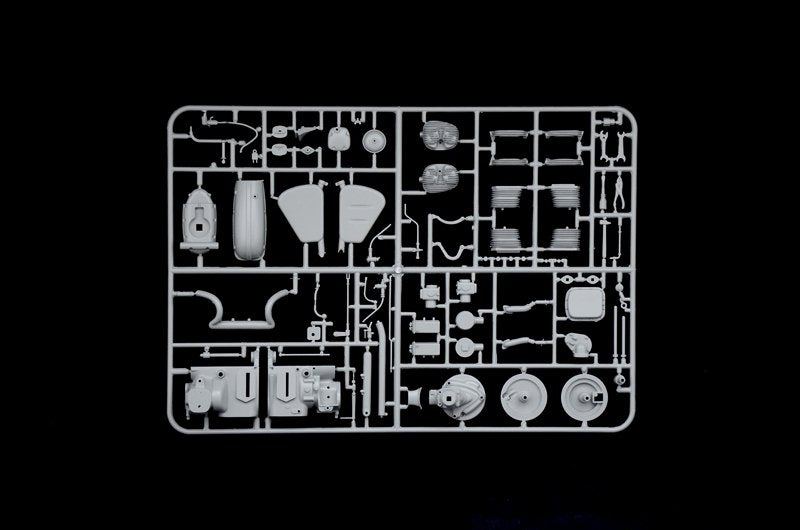 Italeri 7406 ZUNDAPP KS 750 avec side-car 1/9 – immagine 17