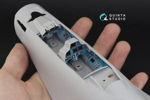 Intérieur imprimé en 3D et coloré sur papier décalcomanie Quinta Studio QD32095 Su-30SM (conversion pour Trumpeter Su-30MKK) 1/32  – immagine 8