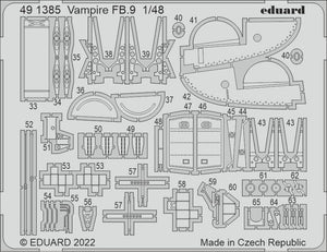 Eduard 491385 Vampire FB.9 Airfix 1/48