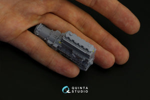 Quinta Studio QD35068 KAMAZ-43509 3D-Printed &amp;amp; coloured Interior on decal paper (Zvezda) 1/35 – zdjęcie 2