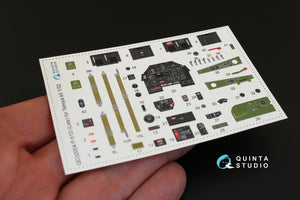 Intérieur imprimé en 3D et coloré sur papier décalcomanie Quinta Studio QD32004 P-51D (version tardive) (pour maquette Tamiya) 1/32  – image 3