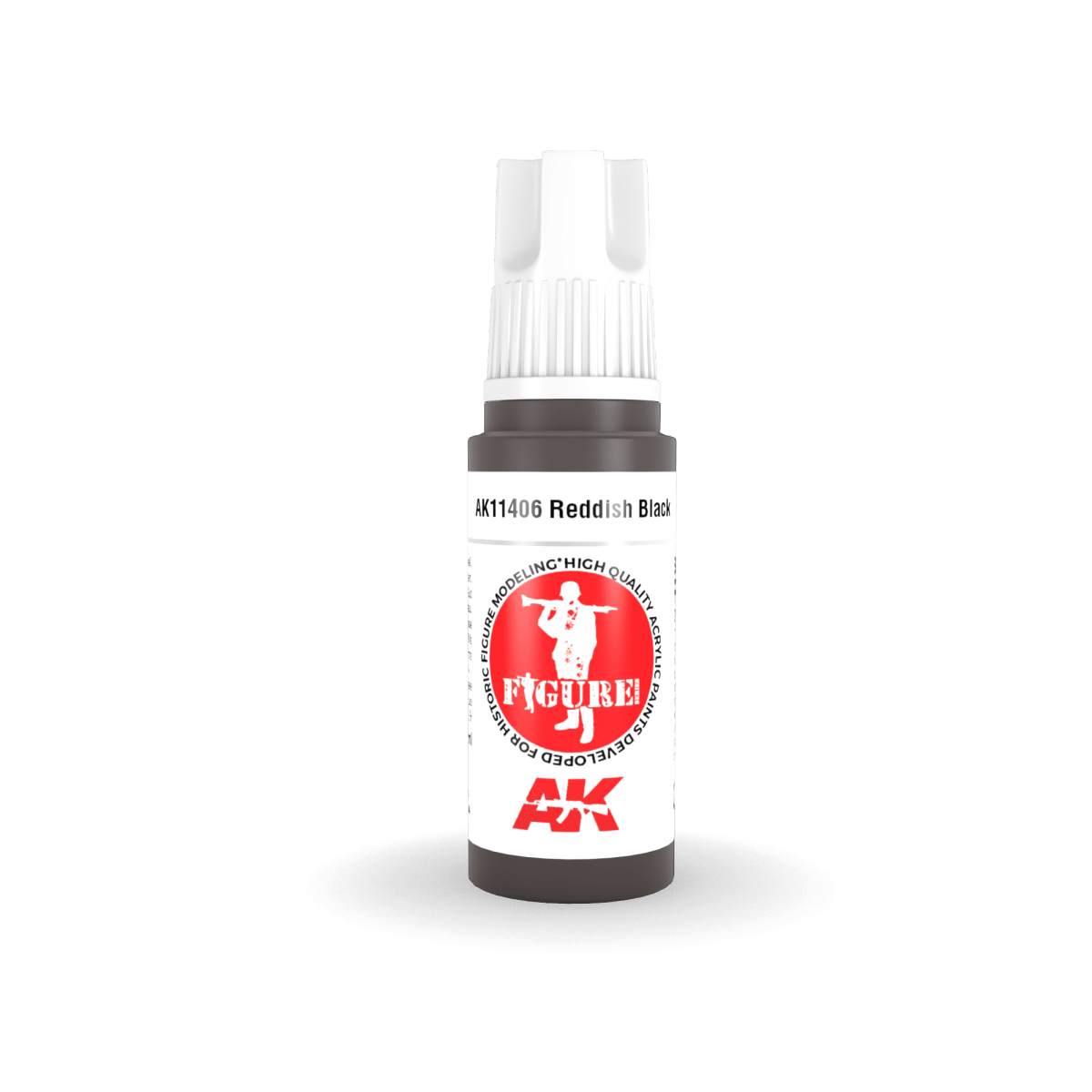 AK Interactive AK11406 Noir rougeâtre 17 ml – image 2