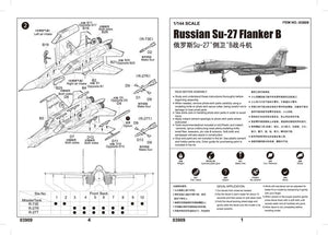 Trumpeter 03909 Su-27 Flanker B russe au 1/144  – immagine 5
