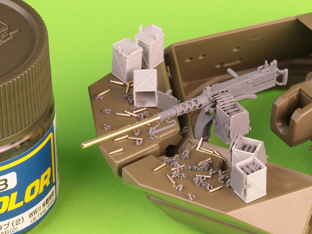 Maquette Master GM-35-070 Browning M2HB calibre .50 (12,7 mm) - avec support pour chasseur de chars M10 (berceau D70627 avec petite boîte à munitions D68375) 1/35 – image 10