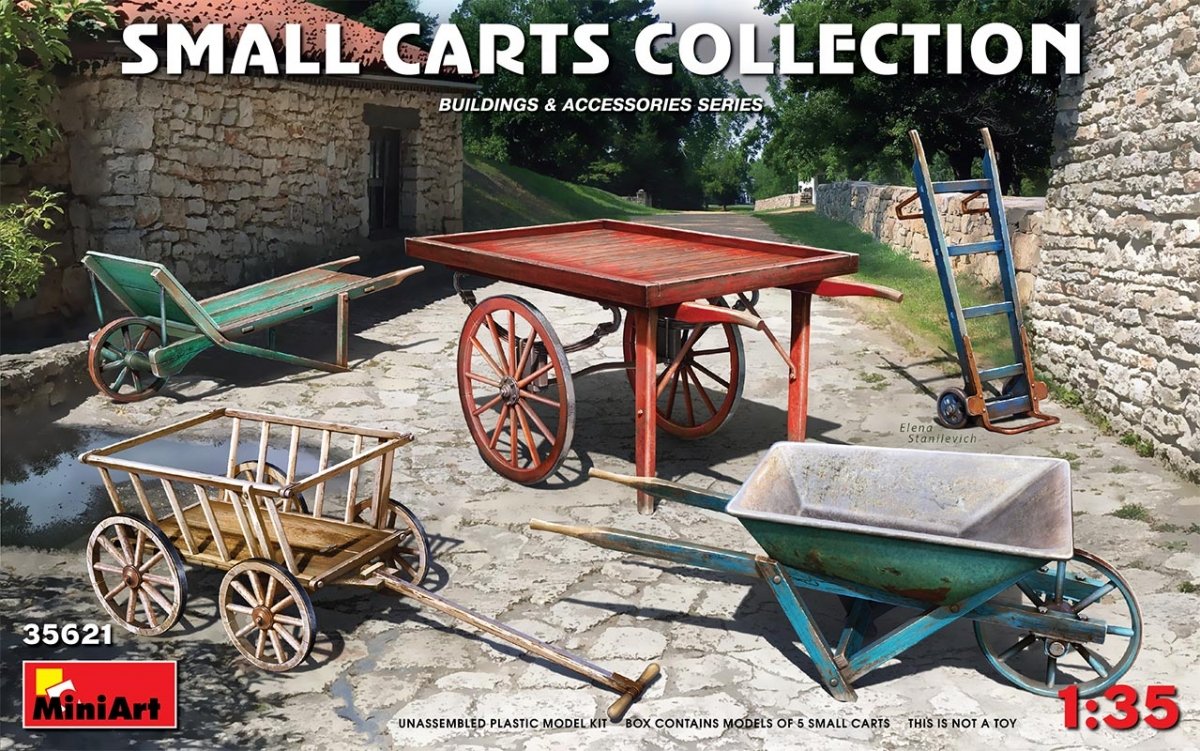 Collection Miniart 35621 Petites Chariots 1/35
