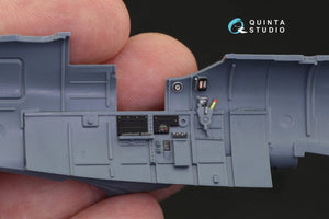 Intérieur du Spitfire Mk.V imprimé en 3D et coloré sur papier décalcomanie Quinta Studio QD48189 (pour kit Eduard) 1/48  – immagine 4