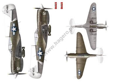 Kagero KD48009 WARHAWKS PACIFIQUE P-40N. Partie I 1/48  – image 4