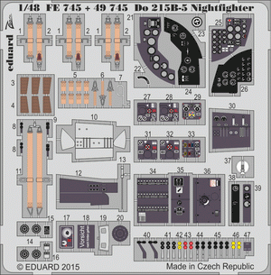 Eduard FE745 Do 215B-5 Chasseur de nuit ICM 1/48