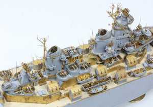 Pontos 37026FB USS BB-63 Missouri 1945 Ensemble de détails avancés (Pont en bois teinté bleu 20B) (1/350) – immagine 6