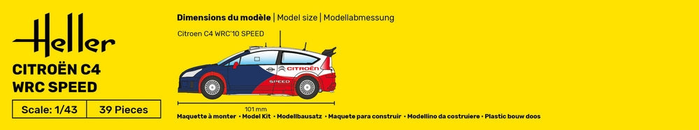 Heller 56117 Citroën C4 WRC Speed ​​​​- Kit de démarrage 1/43 – Bild 3
