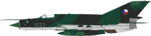 Eduard 2156 Erka - MiG-21 R in the Czechoslovak, Czech, and Slovak Air Forces 1/72