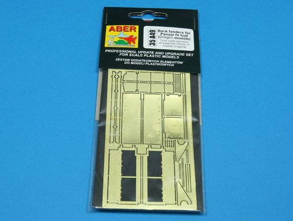 Aber 35A049 Section d&amp;#39;aile arrière pour véhicules basés sur Panzer IV (DRA) (1/35) – image 3