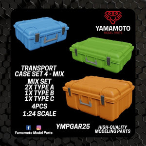 Yamamoto YMPGAR25 Transport Case Set 4 - Mix Set 1/24 – zdjęcie 2