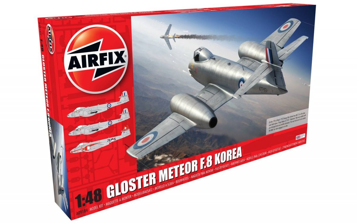 Airfix 09184 Gloster Meteor F8 Guerre de Corée 1/48