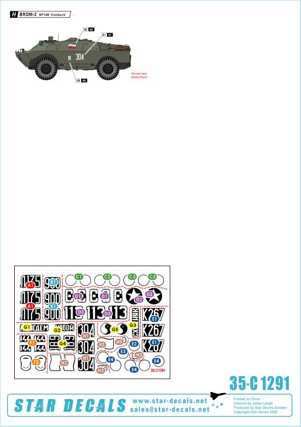 Star Decals 35-C1291 Guerre du Caucase 5 1/35 – image 3