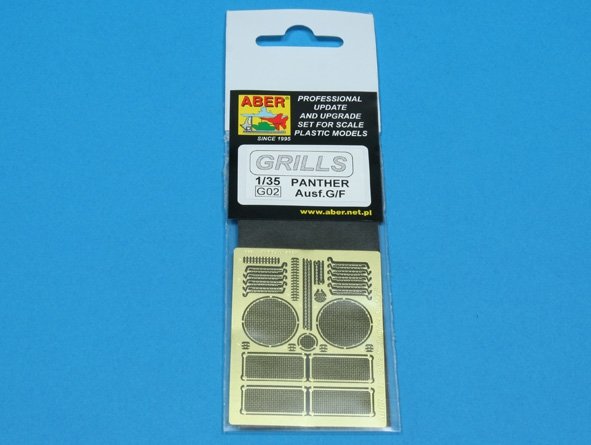 Grilles Aber 35G02 pour char allemand PzKpfw V Ausf.G/F Panther (Sd.Kfz.181) (1/35) – immagine 4