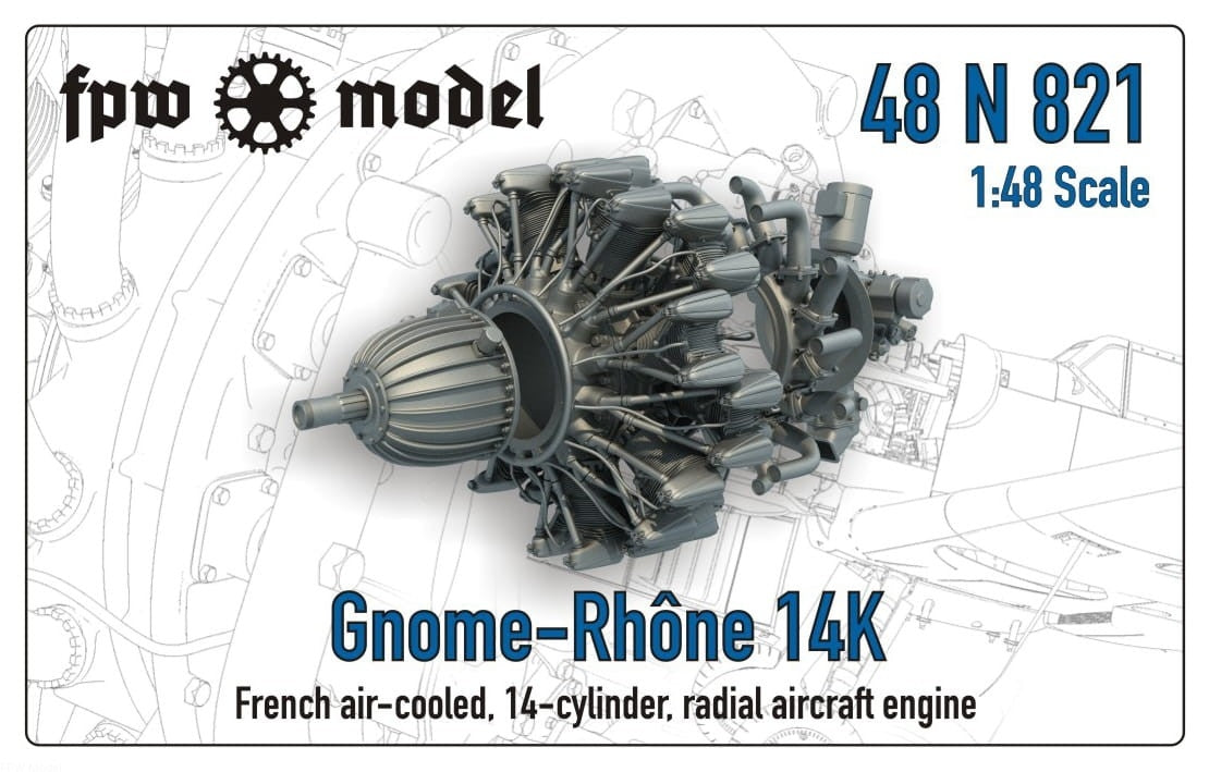 FPW Modèle 48N821 Gnome-Rhône 14K 1/48