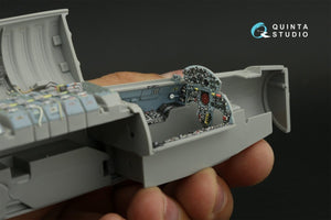 Intérieur imprimé en 3D et coloré sur papier décalcomanie Quinta Studio QD32141 F-104G (Italeri) 1/32 – Bild 14