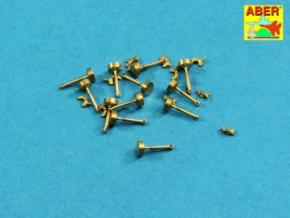 Écrous à oreilles Aber 16105 avec boulon tourné x 12 pièces 1/16