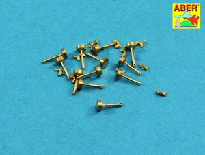 Écrous à oreilles Aber 16105 avec boulon tourné x 12 pièces 1/16