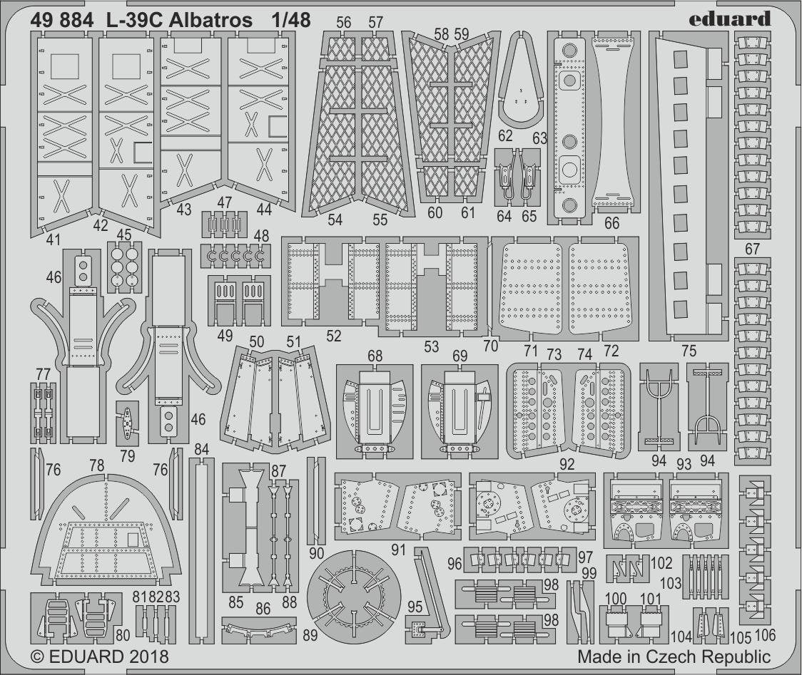 Eduard 49884 L-39C Albatros TROMPETTE 1/48 – Bild 2