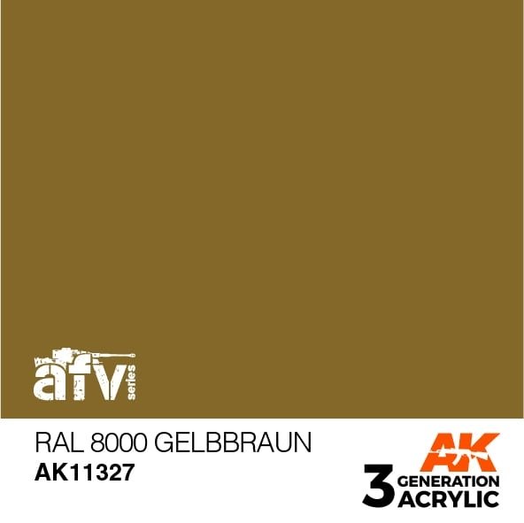 AK Interactive AK11327 RAL 8000 Brun Brun 17ml