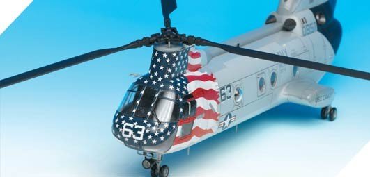 Académie 12207 CH-46D Nuit en mer (1/48) – imagen 2