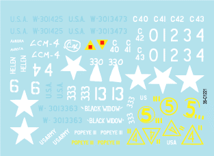 Star Decals 35-C1221 M3 et M3A1 Stuart. Armée américaine, échelle 1/35 – Bild 2