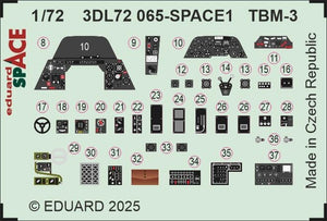 Eduard 3DL72065 TBM-3 SPACE HOBBY BOSS 1/72 – immagine 4