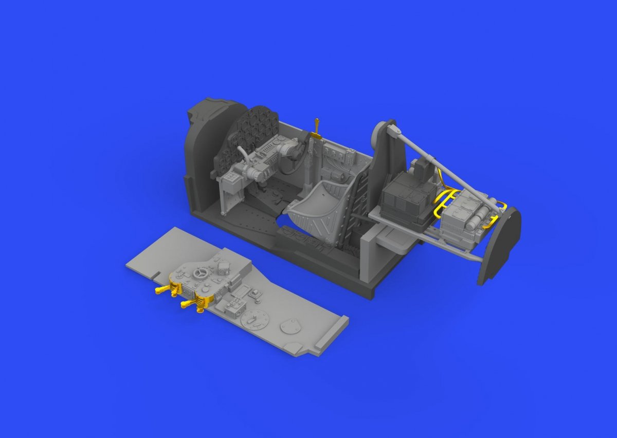 Cockpit Eduard 648544 P-38F 1/48 TAMIYA – immagine 2