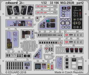 Eduard 33196 TROMPETTE MiG-29UB 1/32 – image 2
