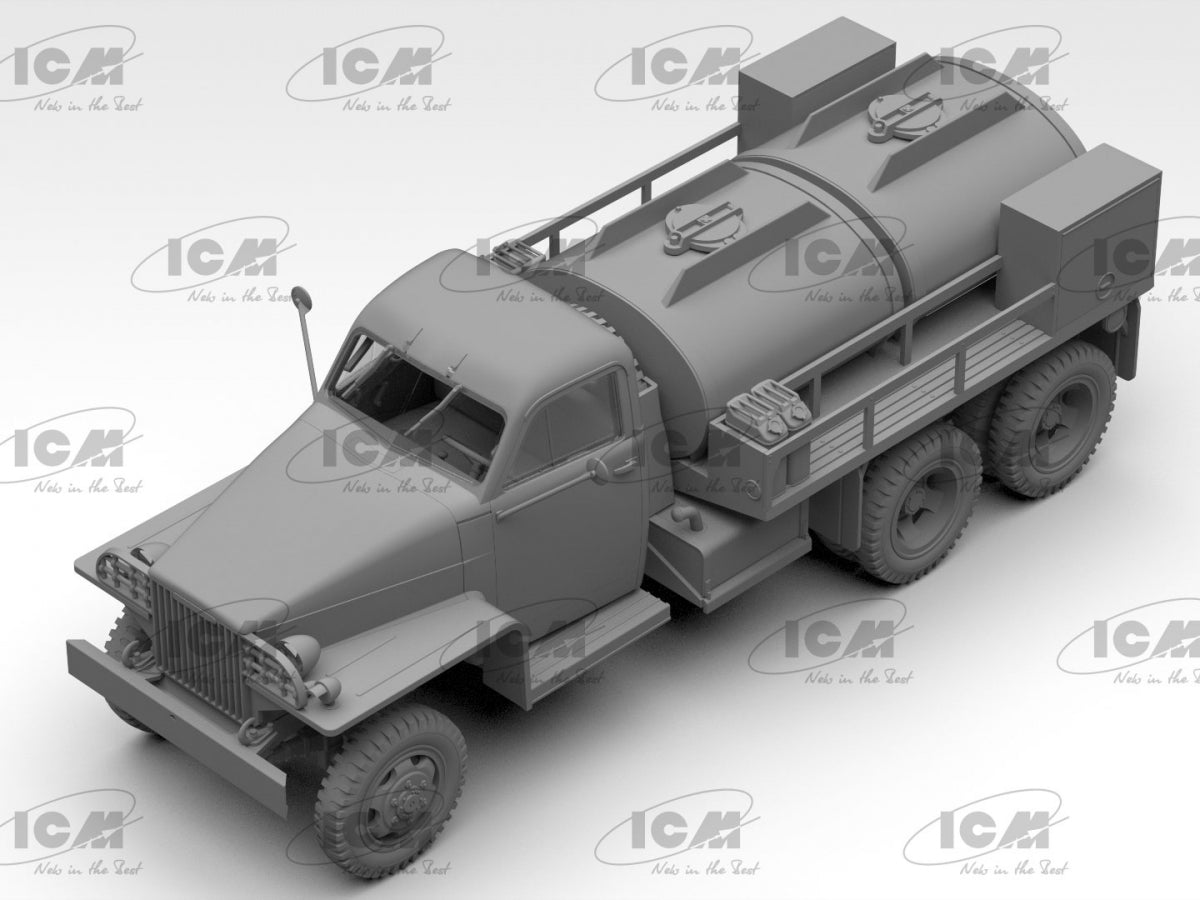 ICM 35492 Studebaker US6-U5 Camion-citerne à essence américain de la Seconde Guerre mondiale, échelle 1/35 – image 3