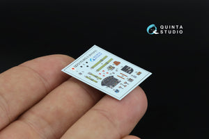 Quinta Studio QD72170 MiG-3 Intérieur coloré imprimé en 3D sur papier décalcomanie (Armory) 1/72 – immagine 8