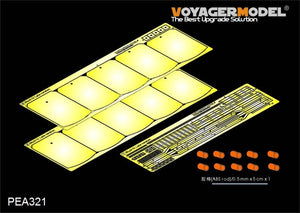 Jupes de blindage latérales pivotantes à montage sur pivot pour StuG.IV allemand de la Seconde Guerre mondiale (pour DRAGON) - Maquette Voyager PEA321 - Échelle 1/35
