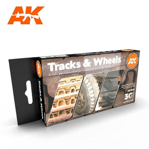 AK Interactive AK11672 3G CHENILLES ET ROUES 6x17 ml