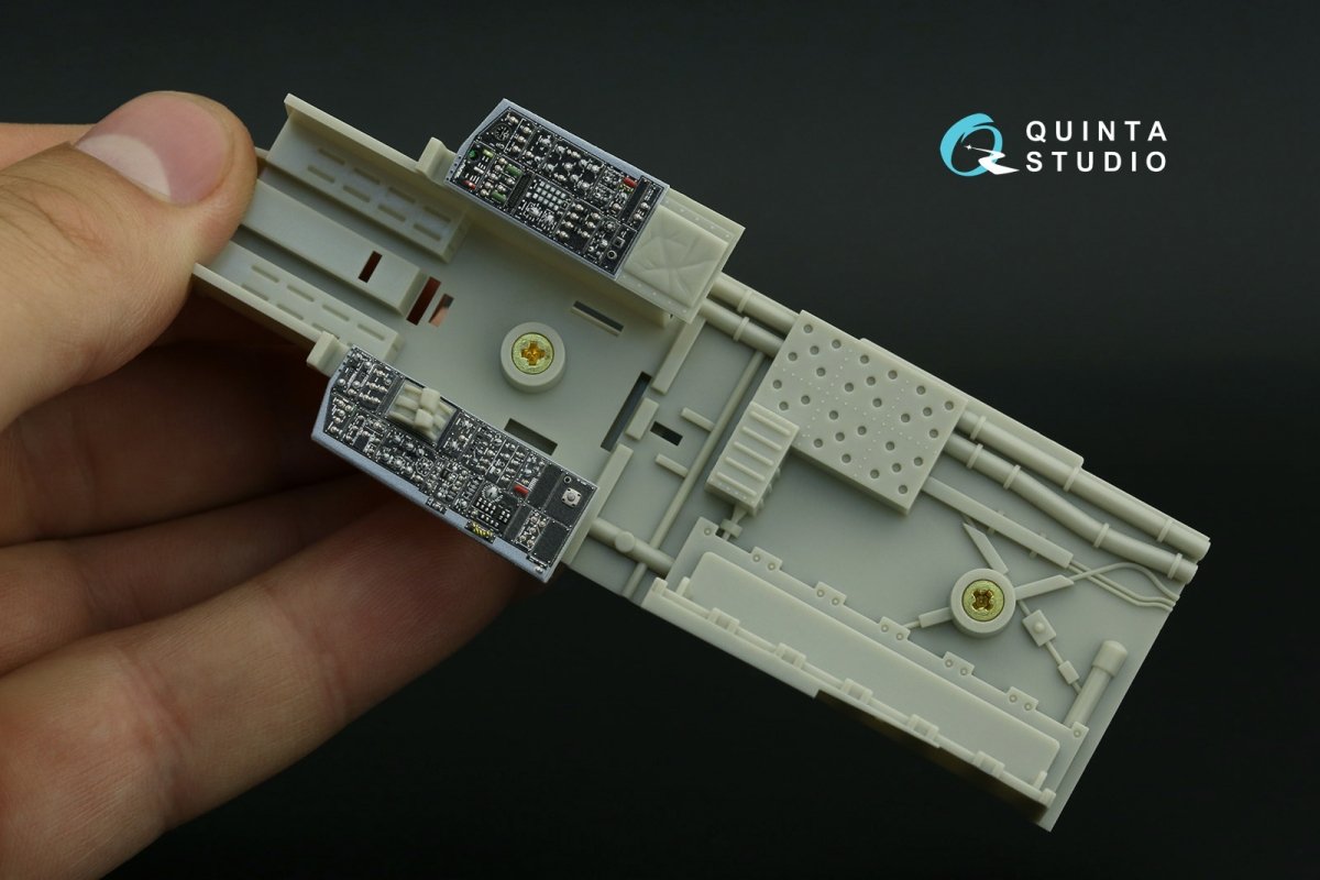 Intérieur imprimé en 3D et coloré sur papier décalcomanie pour F-15C Early/F-15A/F-15J Early (Tamiya) (petite version) Quinta Studio QDS-32155 – image 5