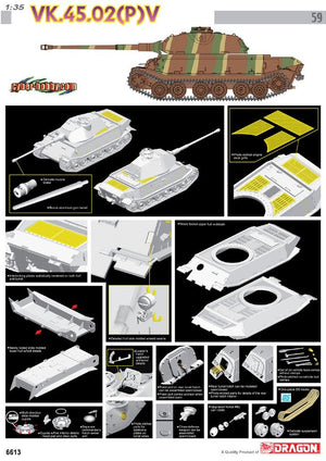 Cyber Hobby 6613 VK.45.02(P)V 1/35 – zdjęcie 2