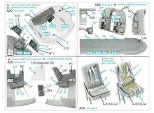 Intérieur imprimé en 3D et coloré sur papier décalcomanie Quinta Studio QD48381 Mi-17 (AMK) 1/48 – Bild 2