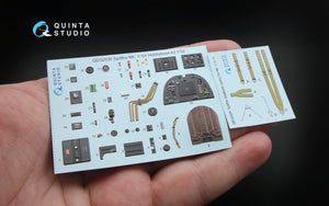 Intérieur du Spitfire Mk.V imprimé en 3D et coloré par Quinta Studio QD32030 sur papier décalcomanie (pour kit Hobbyboss) 1/32 – image 2