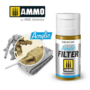 Filtre acrylique Ammo of Mig 0816 Sable 15 ml