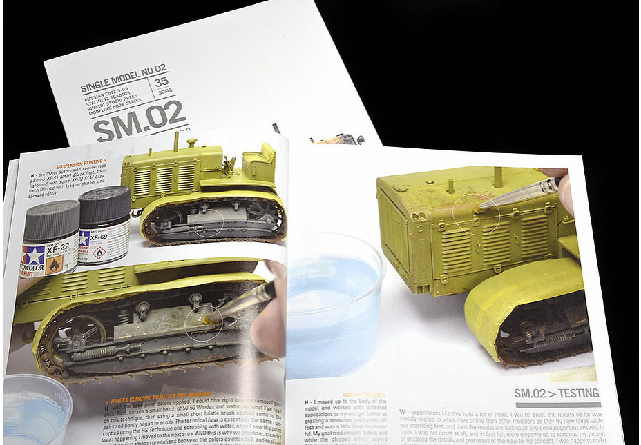TankArt SM.02 Livre de techniques de peinture pour tracteur S-65 par Michael Rinaldi – immagine 3