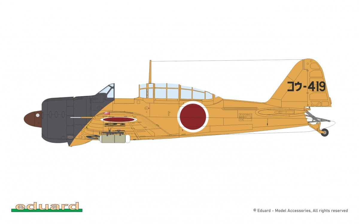 Eduard 82218 A6M2-K Profipack 1/48 – immagine 8